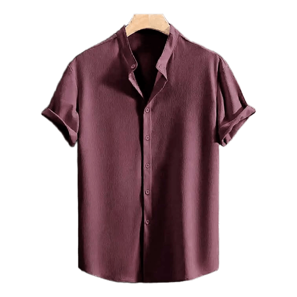 Mauve short sleeve shirt