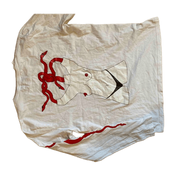 Graphic long-sleeved t-shirt