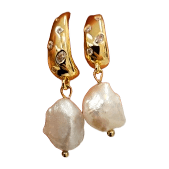 Pearl earrings jewelry