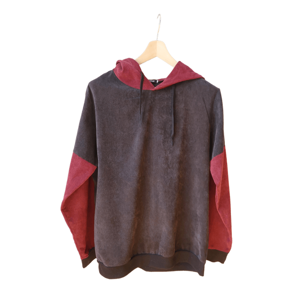 Corduroy hoodie