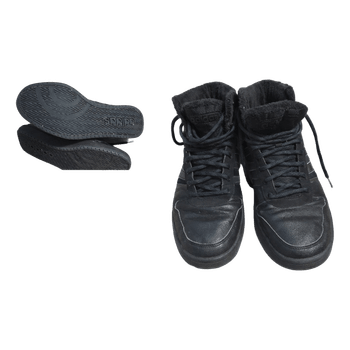 Adidas fur-lined sneakers