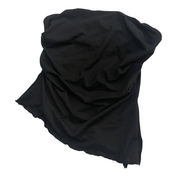 Sort asymmetrisk tubetop