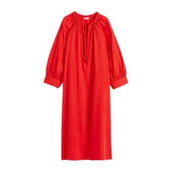 H&M Red Cotton Dress