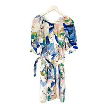 Ted Baker floral viscose dress