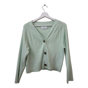 Mint green Zara cardigan