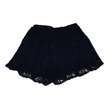 Black lace shorts