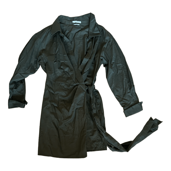 Reserved green wrap dress