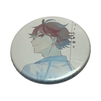 White anime character pin