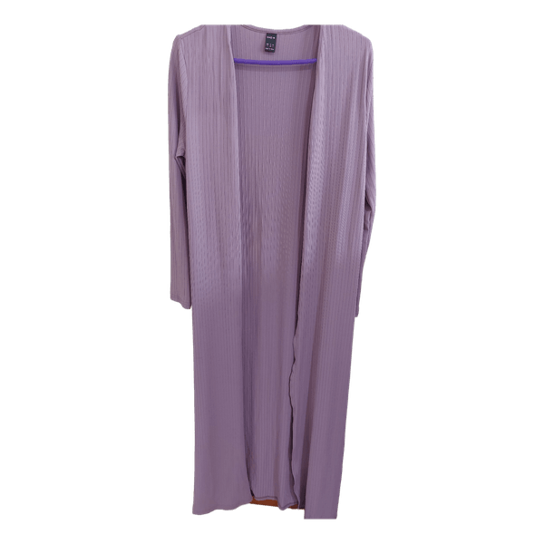 2 pieces Purple ribbed dress set
