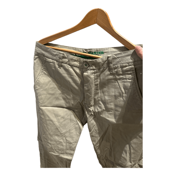 Beige cotton trousers
