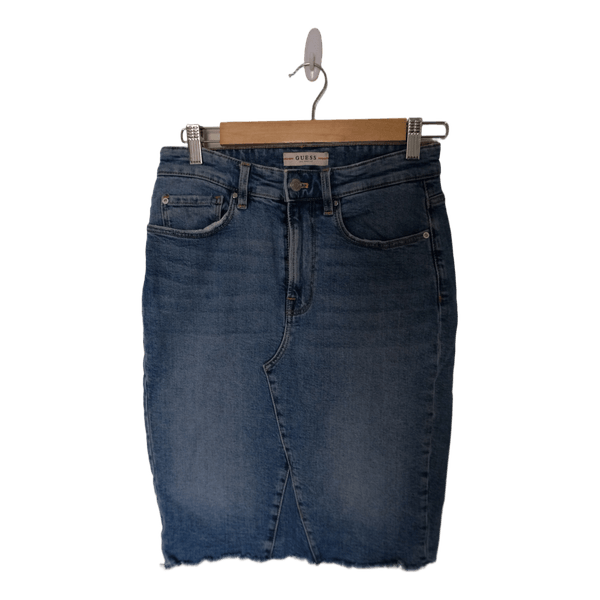 Guess denim pencil skirt