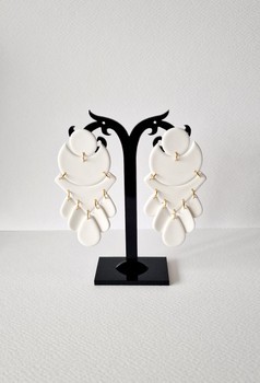 Handmade Øreringe af polymerler — Secondhand Øreringe — 30,00