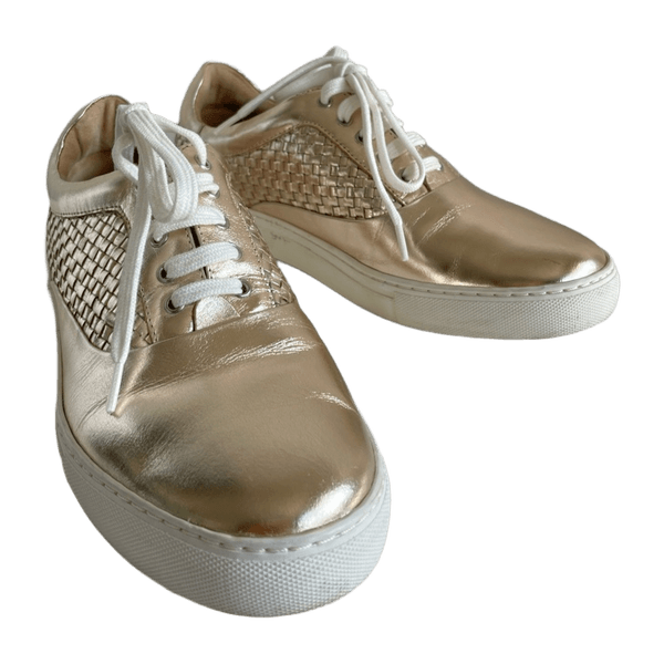 Metallic sneakers
