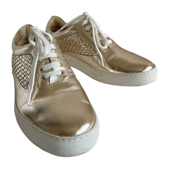 Metallic sneakers