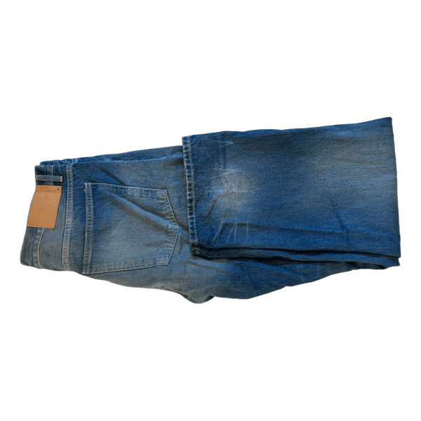 Blå denim jeans