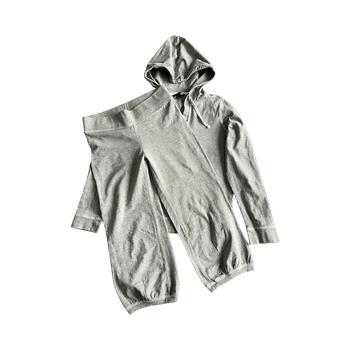 Grey hooded lounge set