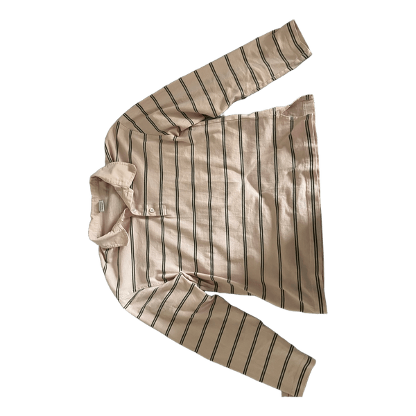 Bershka stribet langærmet polo