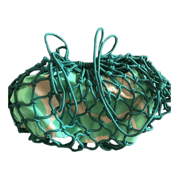 Marimekko Unikko Green rope net bag