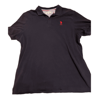 Navy polo shirt