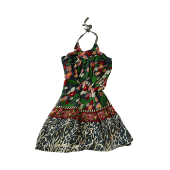 Floral halter summer dress