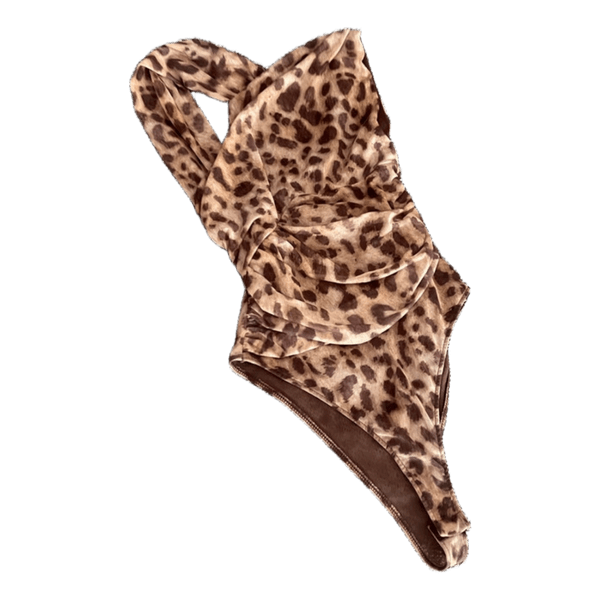 Zara Leopard print bodysuit