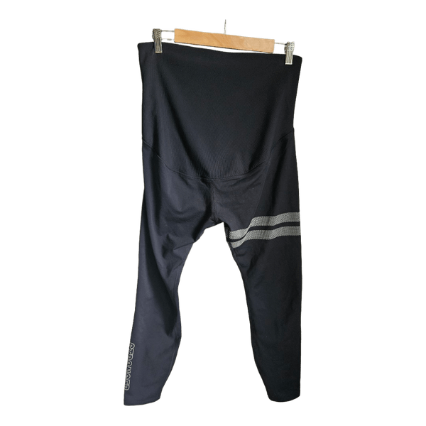 STRONGER Maternity Leggings Black Medium High Waist Pregnancy Activewear