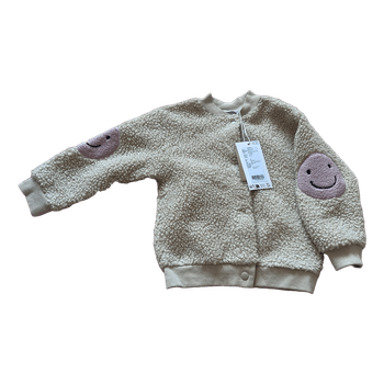 Beige teddy jacket