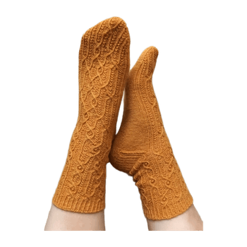 Handmade wool socks