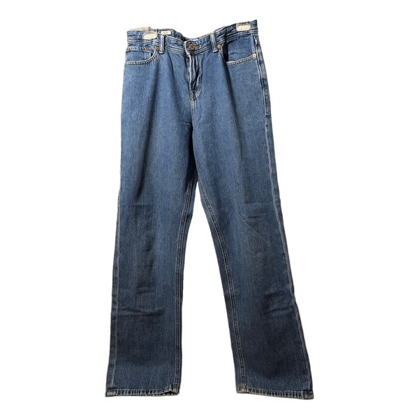 Blue denim jeans