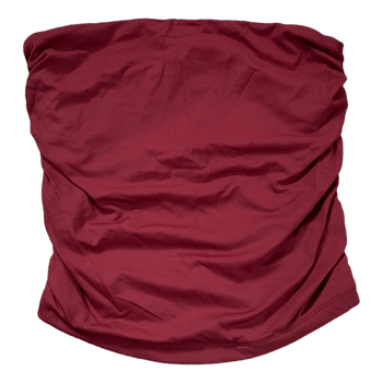 Burgundy tube top