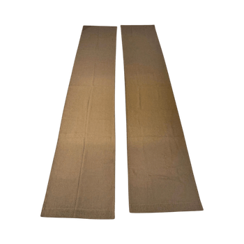 Light Brown Panel Curtains / Two Pieces / 220x42,5 cm