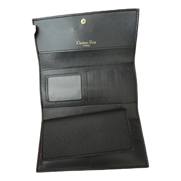 Black leather wallet