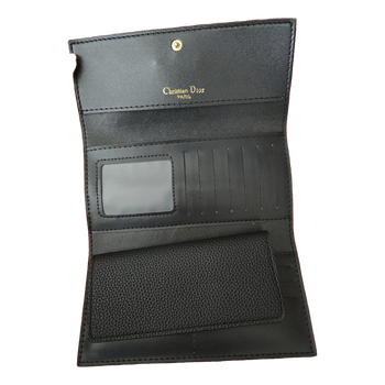 Black leather wallet