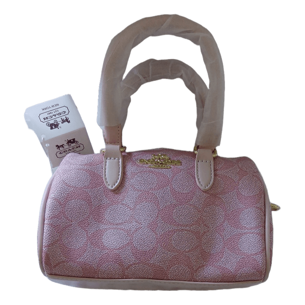 Pinke Coach Hand tasche Coach Mini Rowan Crossbody Bag