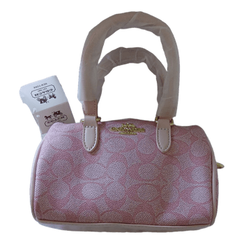 Pinke Coach Hand tasche Coach Mini Rowan Crossbody Bag