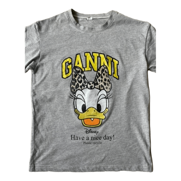 Grå Ganni t-shirt