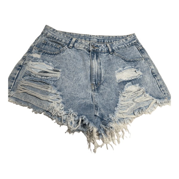SHEIN denimshorts med slid