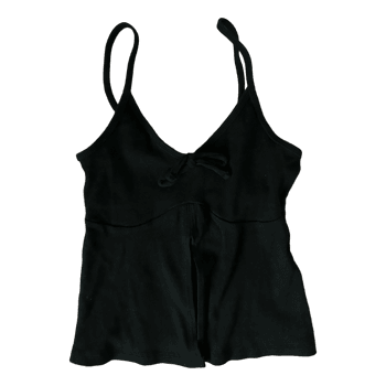Hollister black ribbed top