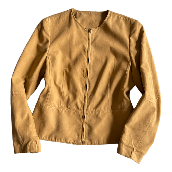 Mustard suede jacket