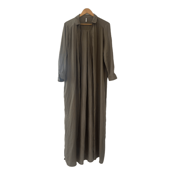 Green long dress Pepe Jeans
