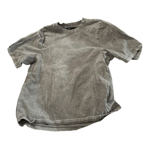 Grå vasket Zara t-shirt