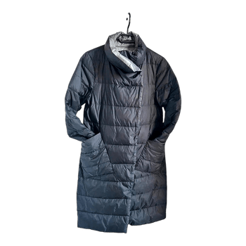 Black puffer coat