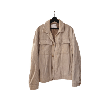 Beige corduroy takki
