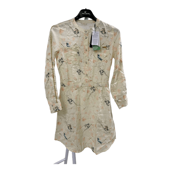 Guess cream floral girl dress