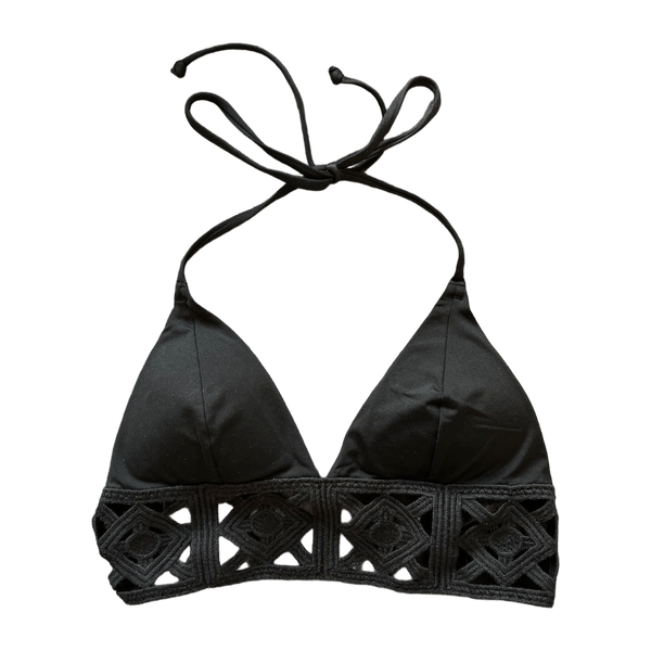 Black bikini top