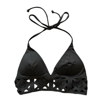 Black bikini top