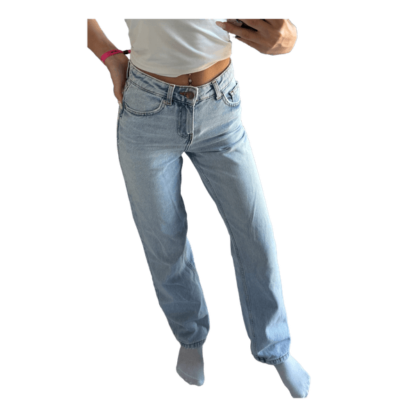 Light blue straight jeans