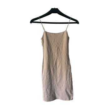 beige hihaton mekko