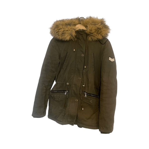 Vihreä parka-takki