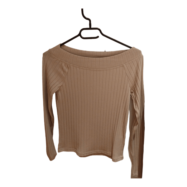 Beež off the shoulder särk